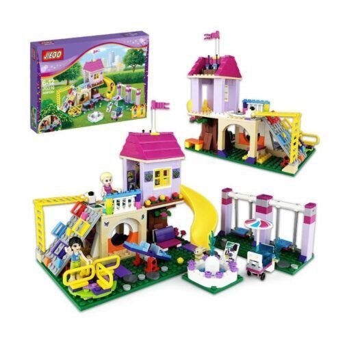 Bloques de construcción ensamblados para juegos de patio