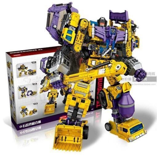 Robot King Kong Hercules combinación de vehículos de ingeniería seis unidades