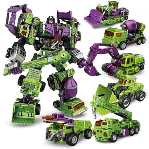 Robot King Kong Hercules combinación de vehículos de ingeniería seis unidades - Image 9