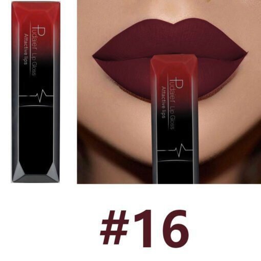 Maquillaje: mate, mate, brillo de labios, lápiz labial - Image 5
