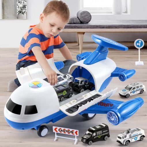 Avión de juguete para niños, de gran tamaño, resistente a caídas