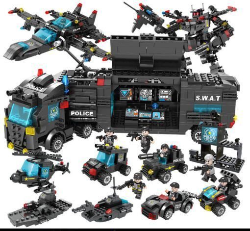 Bloques de construcción para ensamblar modelos de la serie policial especial - Image 2