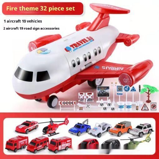 Avión de juguete para niños, de gran tamaño, resistente a caídas - Image 3