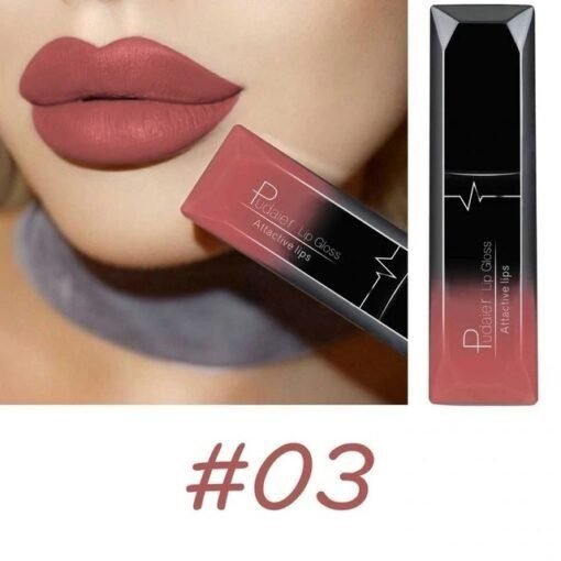 Maquillaje: mate, mate, brillo de labios, lápiz labial - Image 3