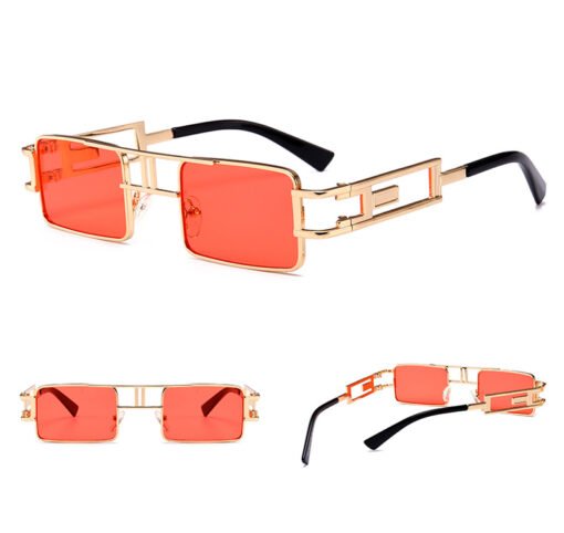Gafas de sol rectangulares estilo steampunk - Image 7