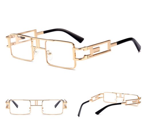 Gafas de sol rectangulares estilo steampunk - Image 3