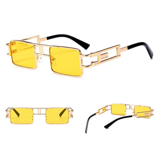 Gafas de sol rectangulares estilo steampunk - Image 4