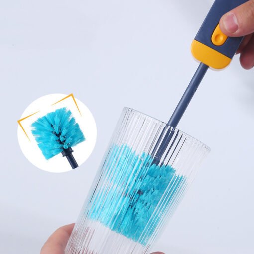 Cepillo limpiador de espacios de botellas 4 en 1 Cepillos de limpieza de tazas multifuncionales - Image 8