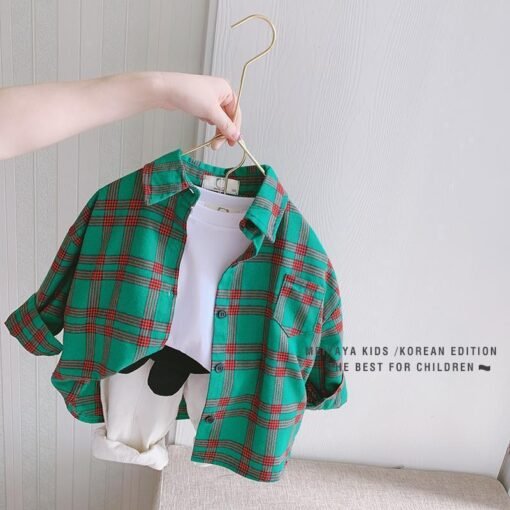 Camisas a cuadros para niños