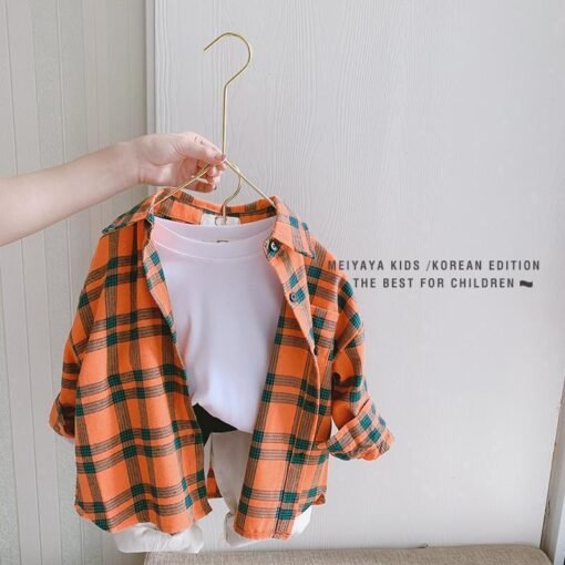 Camisas a cuadros para niños - Image 4