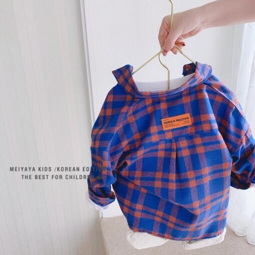 Camisas a cuadros para niños - Image 2