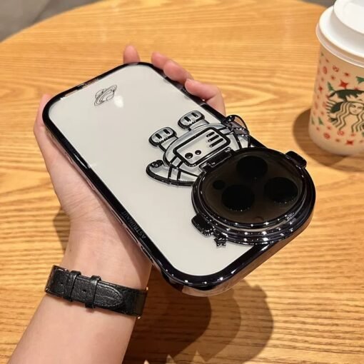Funda de teléfono con soporte para cámara de astronauta - Image 8