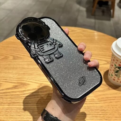 Funda de teléfono con soporte para cámara de astronauta - Image 6
