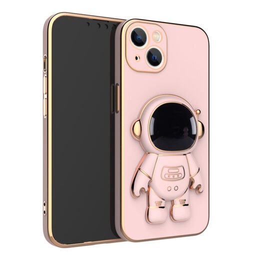 Funda para teléfono con diseño de astronauta en 3D y soporte galvanizado anticaídas - Image 10