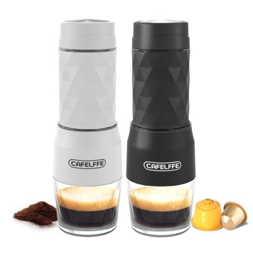 Cafetera portátil de prensa manual para viajes, tres en uno - Image 10