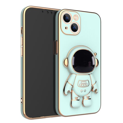 Funda para teléfono con diseño de astronauta en 3D y soporte galvanizado anticaídas - Image 9